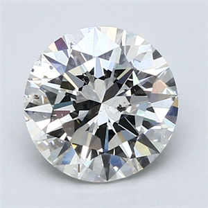 Picture of Natural Diamond 2.00 Carats, Round with Excellent Cut, H Color, SI1 Clarity and Certified by GIA