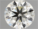 Natural Diamond 0.40 Carats, Round with Very Good Cut, K Color, VVS2 Clarity and Certified by IGI