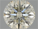 Natural Diamond 0.42 Carats, Round with Excellent Cut, K Color, VS2 Clarity and Certified by IGI