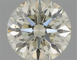 Picture of Natural Diamond 0.42 Carats, Round with Excellent Cut, K Color, VS2 Clarity and Certified by IGI