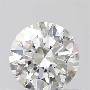 Picture of Natural Diamond 0.40 Carats, Round with Excellent Cut, I Color, VVS2 Clarity and Certified by GIA