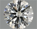 Natural Diamond 0.40 Carats, Round with Very Good Cut, H Color, VS2 Clarity and Certified by IGI