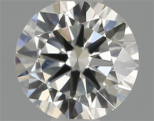 Picture of Natural Diamond 0.40 Carats, Round with Very Good Cut, H Color, VS2 Clarity and Certified by IGI