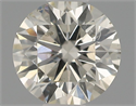 Natural Diamond 0.40 Carats, Round with Excellent Cut, I Color, SI1 Clarity and Certified by IGI