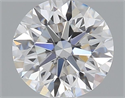 Natural Diamond 0.41 Carats, Round with Excellent Cut, E Color, SI1 Clarity and Certified by GIA