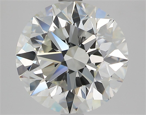 Picture of Natural Diamond 3.01 Carats, Round with Excellent Cut, I Color, VVS1 Clarity and Certified by GIA