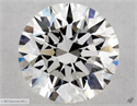 Natural Diamond 0.40 Carats, Round with Excellent Cut, F Color, VVS2 Clarity and Certified by GIA