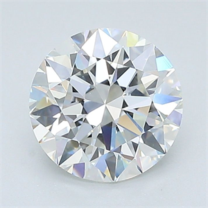 Picture of Natural Diamond 1.70 Carats, Round with Excellent Cut, H Color, VVS2 Clarity and Certified by GIA