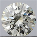 Natural Diamond 0.40 Carats, Round with Excellent Cut, J Color, VS2 Clarity and Certified by GIA