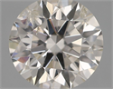 Natural Diamond 0.52 Carats, Round with Excellent Cut, I Color, SI2 Clarity and Certified by IGI