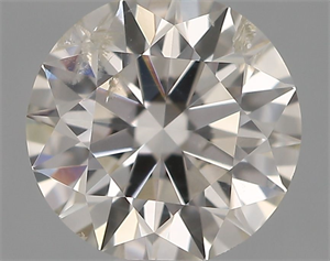 Picture of Natural Diamond 0.52 Carats, Round with Excellent Cut, I Color, SI2 Clarity and Certified by IGI