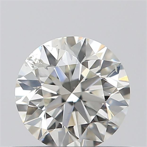 Picture of Natural Diamond 0.47 Carats, Round with Excellent Cut, J Color, SI1 Clarity and Certified by GIA