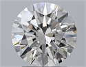 Natural Diamond 2.01 Carats, Round with Excellent Cut, H Color, VS1 Clarity and Certified by GIA