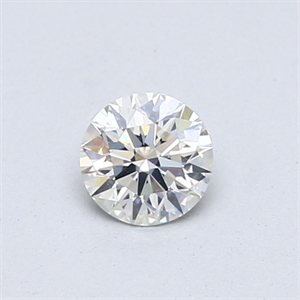 Picture of Natural Diamond 0.43 Carats, Round with Excellent Cut, H Color, SI2 Clarity and Certified by GIA