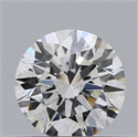 Natural Diamond 0.43 Carats, Round with Excellent Cut, G Color, SI1 Clarity and Certified by GIA