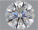 Natural Diamond 0.45 Carats, Round with Excellent Cut, F Color, SI1 Clarity and Certified by GIA