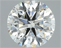 Natural Diamond 2.00 Carats, Round with Excellent Cut, I Color, VVS1 Clarity and Certified by GIA