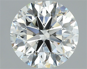 Picture of Natural Diamond 2.00 Carats, Round with Excellent Cut, I Color, VVS1 Clarity and Certified by GIA