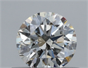 Natural Diamond 0.50 Carats, Round with Excellent Cut, J Color, SI2 Clarity and Certified by GIA