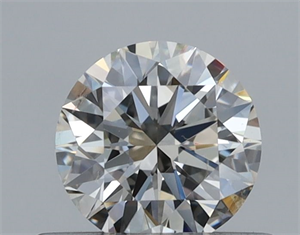 Picture of Natural Diamond 0.50 Carats, Round with Excellent Cut, J Color, SI2 Clarity and Certified by GIA