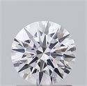 Natural Diamond 1.01 Carats, Round with Excellent Cut, D Color, IF Clarity and Certified by GIA