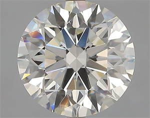 Picture of Natural Diamond 2.41 Carats, Round with Excellent Cut, J Color, SI2 Clarity and Certified by GIA