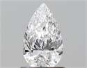 Natural Diamond 0.70 Carats, Pear with  Cut, D Color, VVS2 Clarity and Certified by GIA