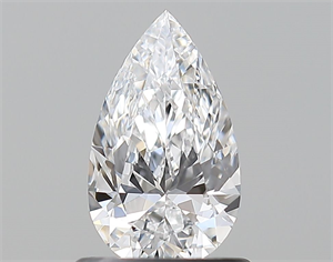 Picture of Natural Diamond 0.70 Carats, Pear with  Cut, D Color, VVS2 Clarity and Certified by GIA