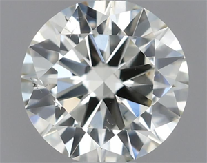 Picture of Natural Diamond 0.50 Carats, Round with Excellent Cut, J Color, VS2 Clarity and Certified by IGI