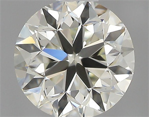 Picture of Natural Diamond 0.50 Carats, Round with Very Good Cut, K Color, IF Clarity and Certified by IGI