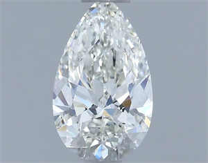 Picture of Natural Diamond 0.71 Carats, Pear with  Cut, H Color, VVS2 Clarity and Certified by IGI