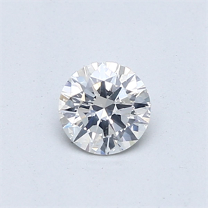 Picture of Natural Diamond 0.40 Carats, Round with Very Good Cut, F Color, I1 Clarity and Certified by GIA