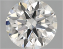 Natural Diamond 0.51 Carats, Round with Excellent Cut, G Color, SI2 Clarity and Certified by IGI