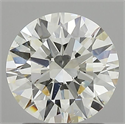 Natural Diamond 1.51 Carats, Round with Excellent Cut, I Color, VS2 Clarity and Certified by GIA