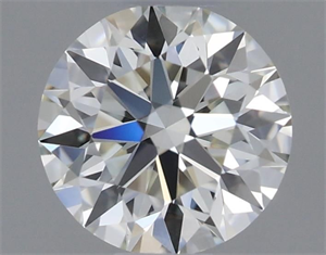 Picture of Natural Diamond 0.45 Carats, Round with Excellent Cut, K Color, VVS2 Clarity and Certified by GIA