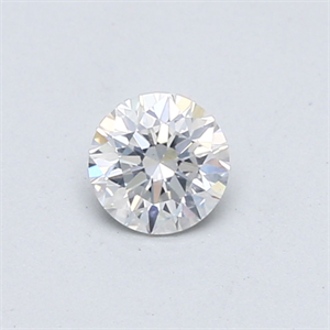 Picture of Natural Diamond 0.40 Carats, Round with Good Cut, F Color, SI2 Clarity and Certified by GIA