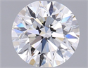 Natural Diamond 0.40 Carats, Round with Very Good Cut, I Color, VVS2 Clarity and Certified by GIA