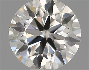 Picture of Natural Diamond 0.50 Carats, Round with Excellent Cut, I Color, SI1 Clarity and Certified by IGI