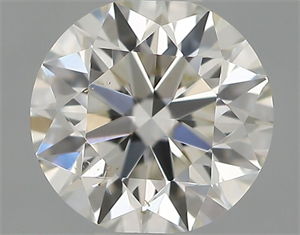 Picture of Natural Diamond 0.40 Carats, Round with Excellent Cut, H Color, VS2 Clarity and Certified by IGI