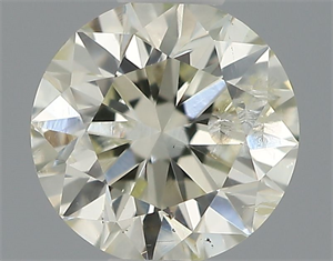 Picture of Natural Diamond 0.40 Carats, Round with Very Good Cut, J Color, I1 Clarity and Certified by IGI