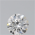 Natural Diamond 0.40 Carats, Round with Excellent Cut, F Color, SI2 Clarity and Certified by GIA