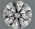 Natural Diamond 1.81 Carats, Round with Excellent Cut, H Color, VS2 Clarity and Certified by GIA