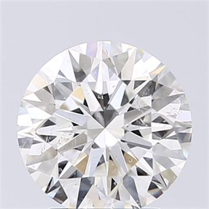 Picture of Natural Diamond 2.08 Carats, Round with Excellent Cut, G Color, SI2 Clarity and Certified by GIA