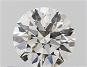 Natural Diamond 0.40 Carats, Round with Excellent Cut, I Color, VVS2 Clarity and Certified by GIA