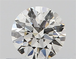 Picture of Natural Diamond 0.40 Carats, Round with Excellent Cut, I Color, VVS2 Clarity and Certified by GIA