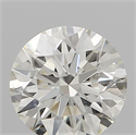 Natural Diamond 0.50 Carats, Round with Excellent Cut, K Color, SI2 Clarity and Certified by GIA