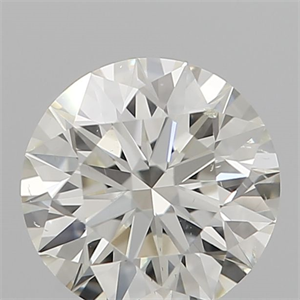 Picture of Natural Diamond 0.50 Carats, Round with Excellent Cut, K Color, SI2 Clarity and Certified by GIA