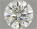 Natural Diamond 0.50 Carats, Round with Excellent Cut, K Color, VS1 Clarity and Certified by GIA