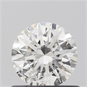 Natural Diamond 0.60 Carats, Round with Excellent Cut, D Color, I1 Clarity and Certified by IGI