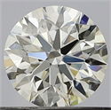 Natural Diamond 0.41 Carats, Round with Excellent Cut, I Color, VVS1 Clarity and Certified by GIA